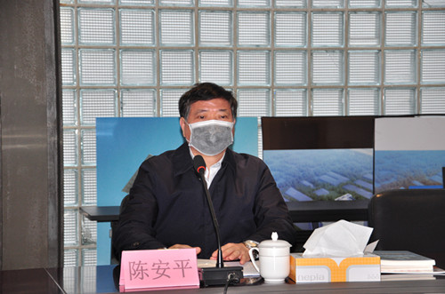 宁波市政协副主席陈安平莅临爱游戏体育平台大厅-爱游戏（中国）传感开展“三服务”活动调研